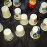 35 Old Collectible Thimbles some Enamel with Cloisonne decoration Postage or Collection Image 6