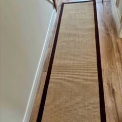 Brand New Custom Made Jute Hallway Runner