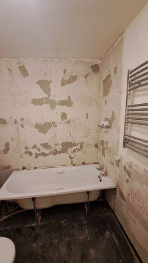 Bathtub, Sink, bathtub glass, tiles...