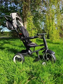 Qplay kids trike perfect condition . Universal Buggie board with universal straps can be bought separately or together