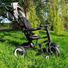 Qplay kids trike perfect condition . Universal Buggie board with universal straps can be bought separately or together