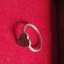925 Sterling Silver Marcasite Ring. Image 2