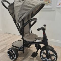 Q Play Prime 6-In-1 Trike Grey
