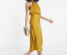 ASOS Design halterneck dress