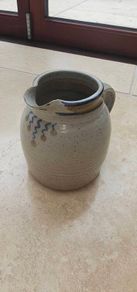 Stoneware pitcher