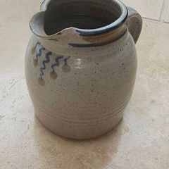 Stoneware pitcher