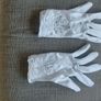communion dress with accessories bolero veil gloves dressing gown bag and runners Image 8