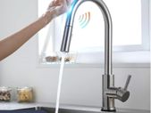 BRAND NEW Smart Touch Kitchen Faucets Crane For Sensor Kitchen Water Tap Sink Mixer Rotate Touch Faucet Sensor Water Mixer KH-1005
