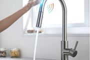 BRAND NEW Smart Touch Kitchen Faucets Crane For Sensor Kitchen Water Tap Sink Mixer Rotate Touch Faucet Sensor Water Mixer KH-1005