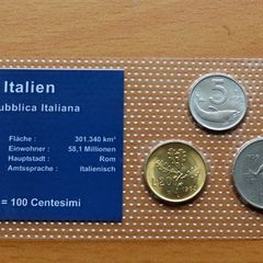 Italy coins set Vintage uncirculated