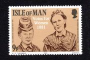 1981 Isle of Man Centenary of Manx Women's Suffrage / Votes for Women Commemorative Stamp Mint Never Hinged (MNH)