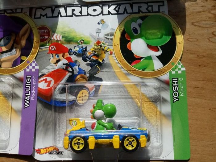 Hot Wheels Mariokart Complete 7pc Series