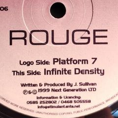 Rouge - Platform 7 - Stimulant Records - Late 90s Trance GEM!!