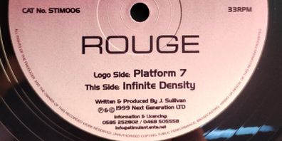 Rouge - Platform 7 - Stimulant Records - Late 90s Trance GEM!!
