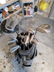 Golf clubs and Bag