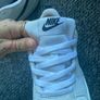 Nike shoes white and black Image 4
