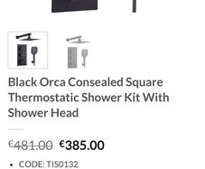 Brand new Thermostatic Shower Kit