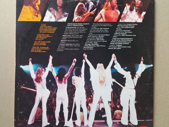 ANGEL live without A net GLAM ROCK