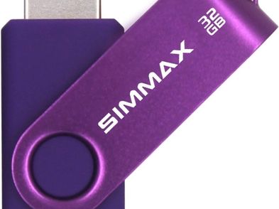 Simmax 32gb Memory Stick Usb 20 Flash Drives Swivel Thumb Drive Pen ...