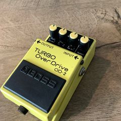 Boss OD-2 Turbo OverDrive (MIT, Black Label, 12V ACA) vintage guitar pedal