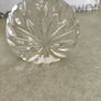 Clear Crystal Paperweight Faceted Starburst not stamped Image 3