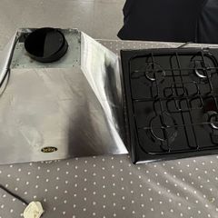 gas hob and hood