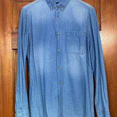 NEW Burton Menswear shirt long sleeve denim Small