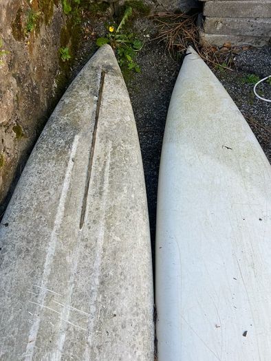 Canoes, two old 1980's kayaks, Craughwell, Co. Galway