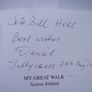 'My Great Walk: Across Ireland' by Daniel Sammon with author's autograph Image 3