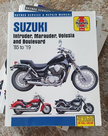 Suzuki Intruder Marauder Volusia Boulevard manuals