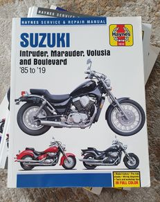 Suzuki Intruder Marauder Volusia Boulevard manuals