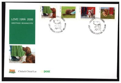 2006 Ireland Love/ Greetings Booklet self-adhesive Commemorative Stamps An Post First Day Cover (FDC)