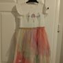 Pink net dress size 7-8 Image 4