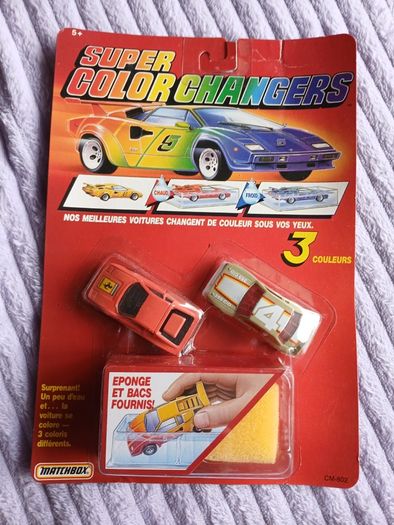 Ferrari Testarossa / Buick Le Sabre Matchbox Super Colour Changers