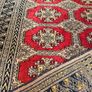 Vintage Bokhara Hand Knotted Pakistani Runner Image 2