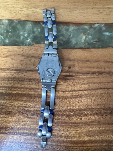 Swatch Irony wrist watch blue dial