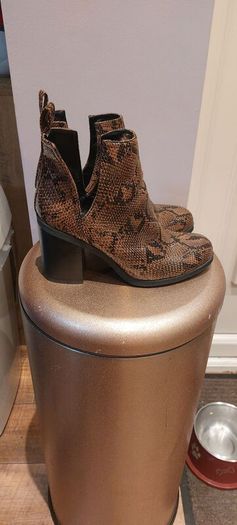 river island snakeskin boots size 5