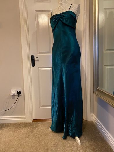 Teal blue dress