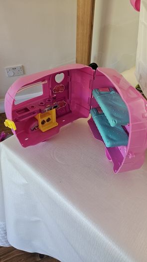 Barbie Dream House, Plane, Car & Caravan