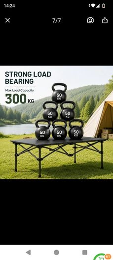 Camping table. Folding table. Foldable table. Camping table with storage. Picnic table