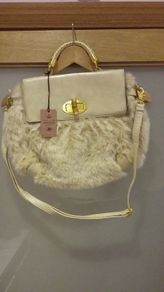 Brand New River Island Faux Fur Bag