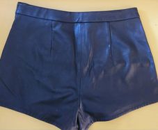 Faux Leather Hotpants