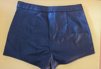 Faux Leather Hotpants