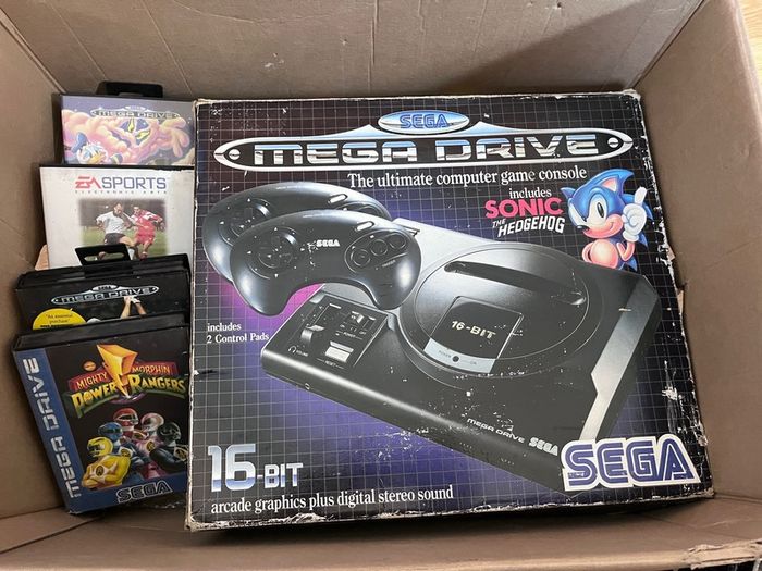 ULTIMATE Sega Mega Drive & Master System Collectors Lot BOXED Console 12+ Games TESTED