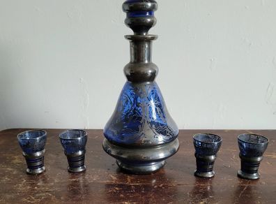Mid century Italian Rossini decanter & glasses