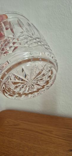 cut glass covered biscuit barrel