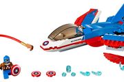 Lego Marvel Superheroes 76076: Captain America Jet Pursuit (2017) 100% Complete (NO BOX)