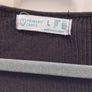black ribbed cardigan 14 to 16 used once Image 2