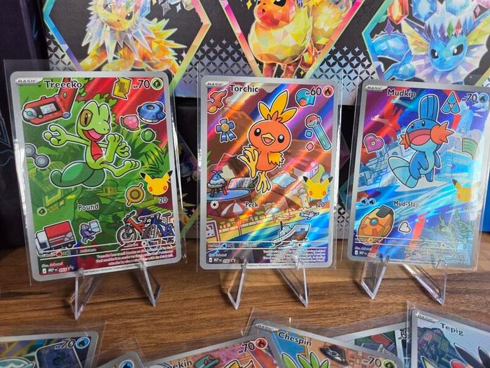 Complete First Partner Illustration Collection - All 9 starter trios NM
