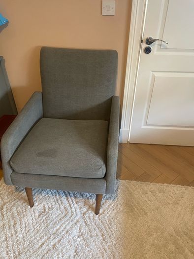 Grey armchair